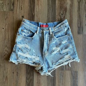 Signature8 High Waisted Jean Shorts